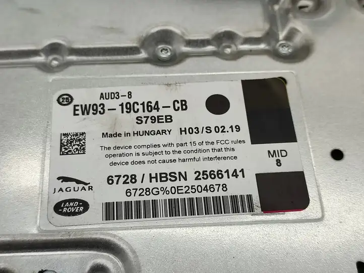 Jaguar XF X260 (2015 - ) EW9319C164CB Усилитель звука — фото 4