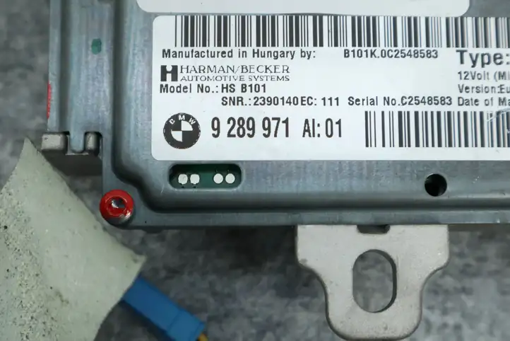 BMW 6 F12 F13 (2010 - 2018) 9292586 Комплект аудиосистемы — фото 15