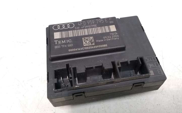 4F0959795E Audi A6 S6 C6 4F Durų elektronikos valdymo blokas