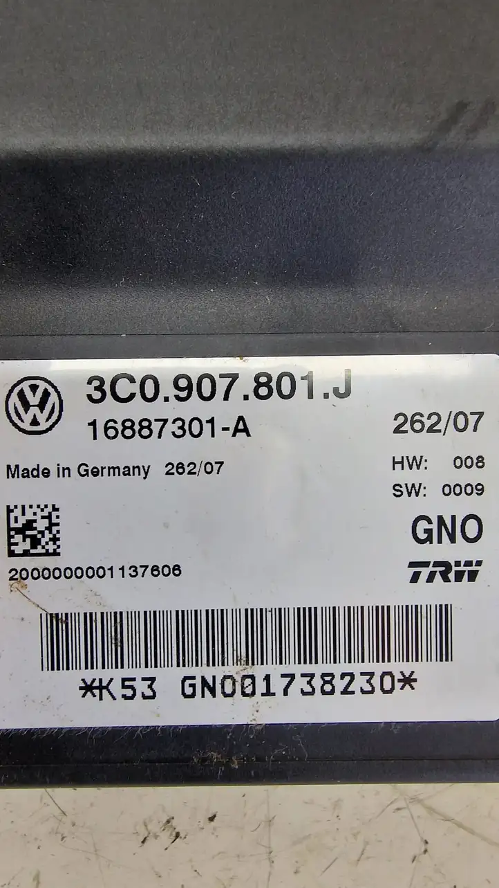 Volkswagen PASSAT B6 (2005 - 2010) 3C0907801J Блок управления стояночным тормозом — фото 4