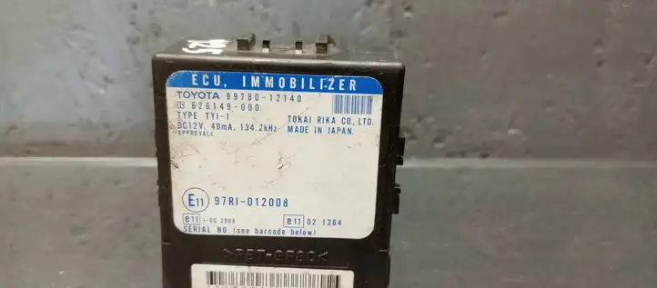 Toyota Corolla Verso E121 (2001 - 2004) 8978012140 Блок иммобилайзера — фото 3