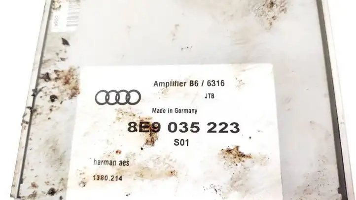 Audi A4 S4 B6 8E 8H (2000 - 2006) 8E9035223 Усилитель звука — фото 3