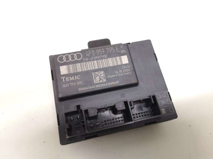 4F0959795E Audi A6 S6 C6 4F Durų elektronikos valdymo blokas