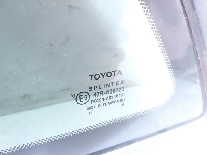 Toyota Avensis T250 (2006 - 2009) AS3 Заднее боковое стекло — фото 2