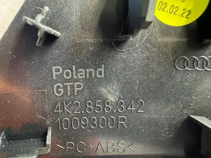 Audi A6 S6 C8 4K (2018 - ) 4K2858342 Прочие детали салона — фото 3