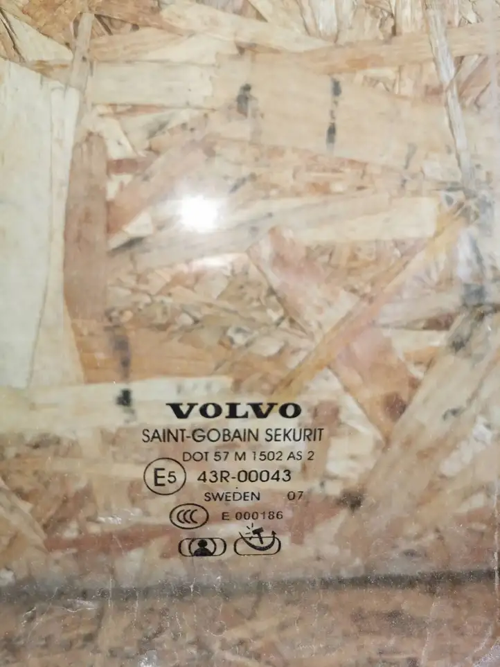 Volvo S60 (2004 - 2010) 43r00043 Стекло задней двери — фото 5