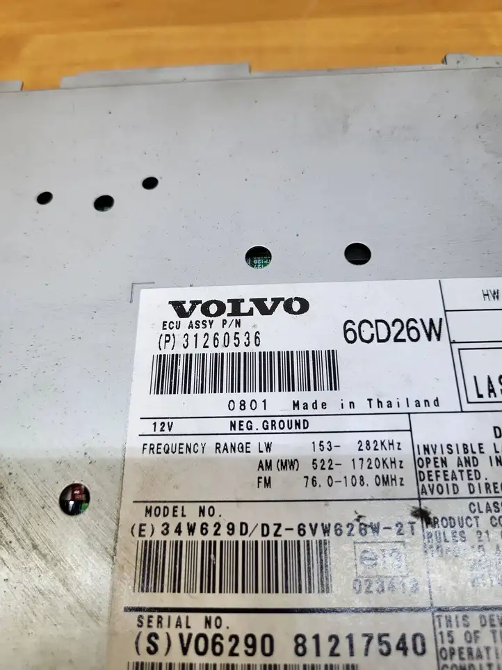 Volvo XC90 (2006 - 2014) 31260536 Магнитола / мультимедийная система — фото 3