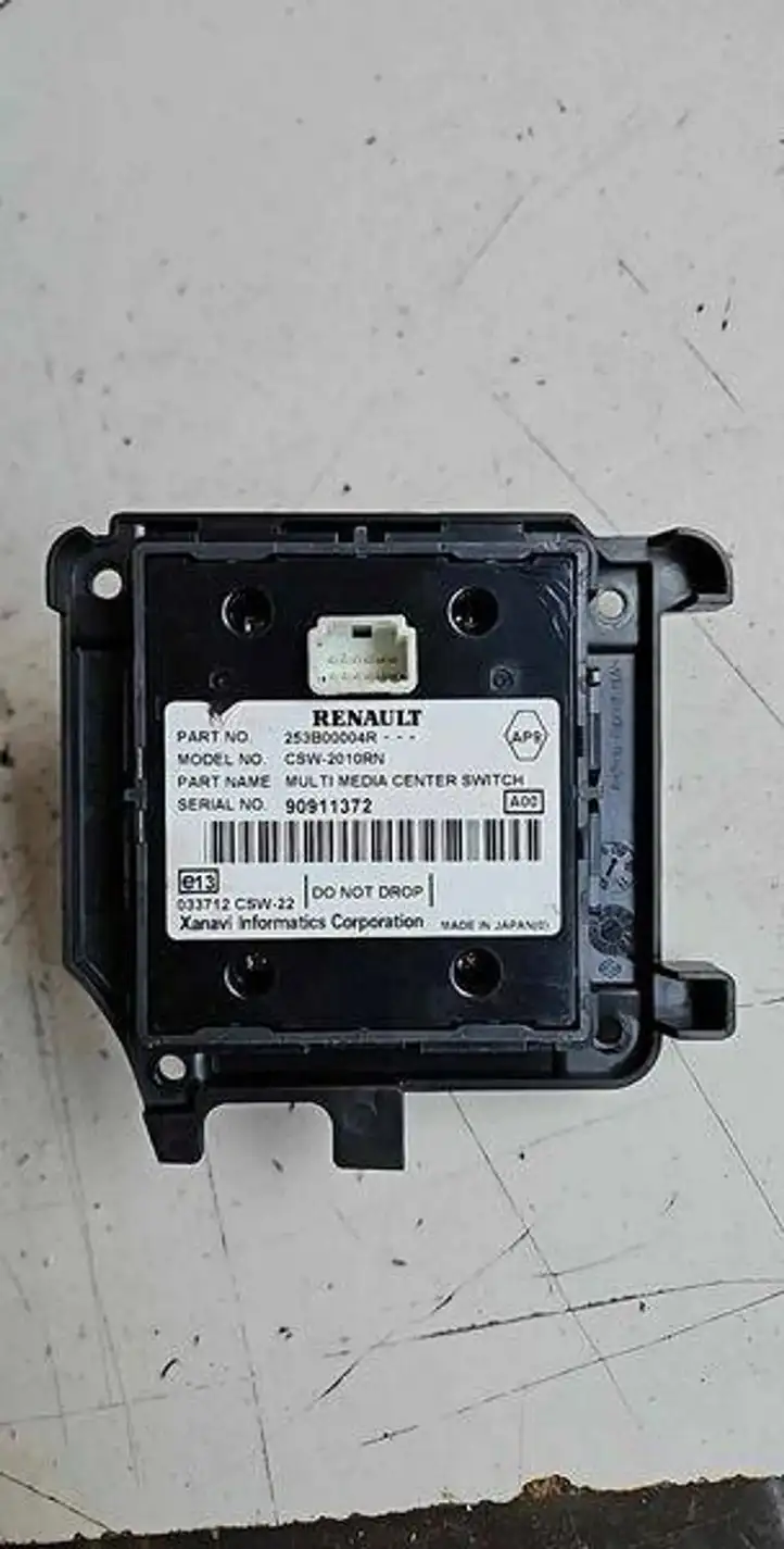 Renault Laguna III (2007 - 2015) 253b00004R Контроллер мультимедийной системы — фото 2