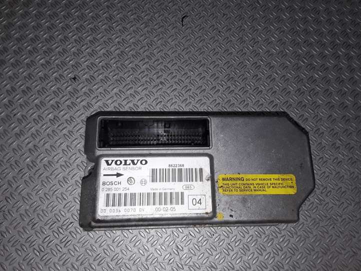 0285001254 Volvo S80 Oro pagalvių valdymo blokas