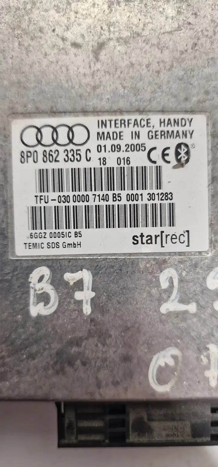 Audi A4 S4 B7 8E 8H (2004 - 2009) 8P0862335C Bluetooth модуль — фото 3
