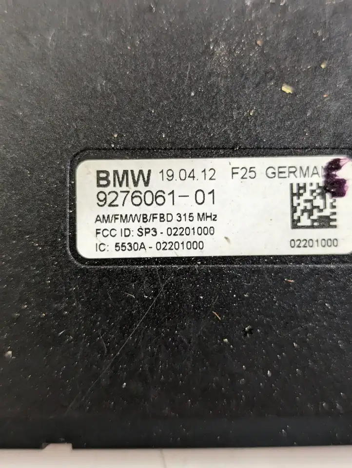 BMW X3 F25 (2010 - 2017) 9276061 Усилитель антенны — фото 6