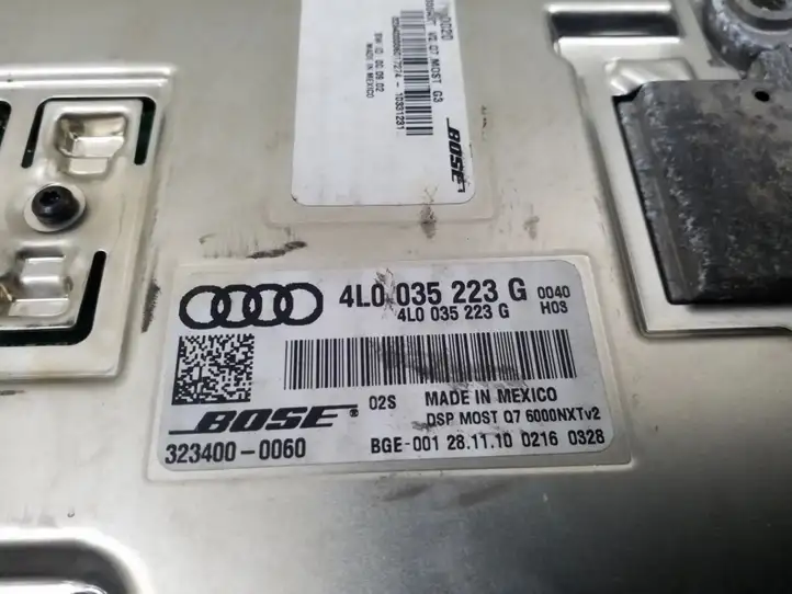 Audi Q7 4L (2009 - 2015) 4L0035223G Усилитель звука — фото 4