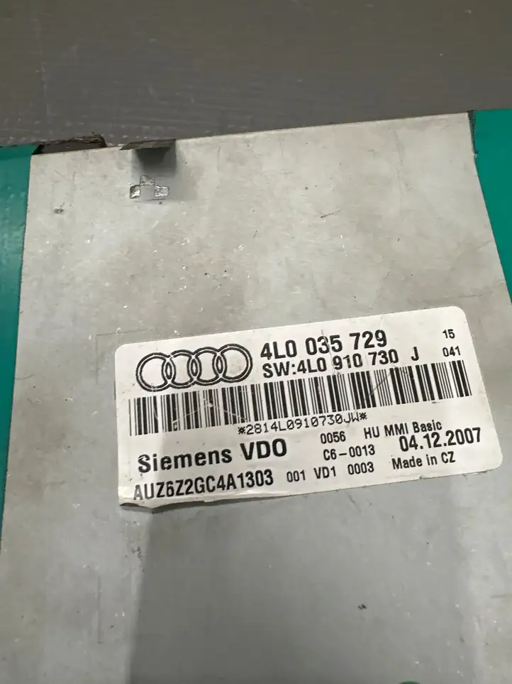 Audi Q7 4L (2009 - 2015) 4L0035729 Магнитола / мультимедийная система — фото 4