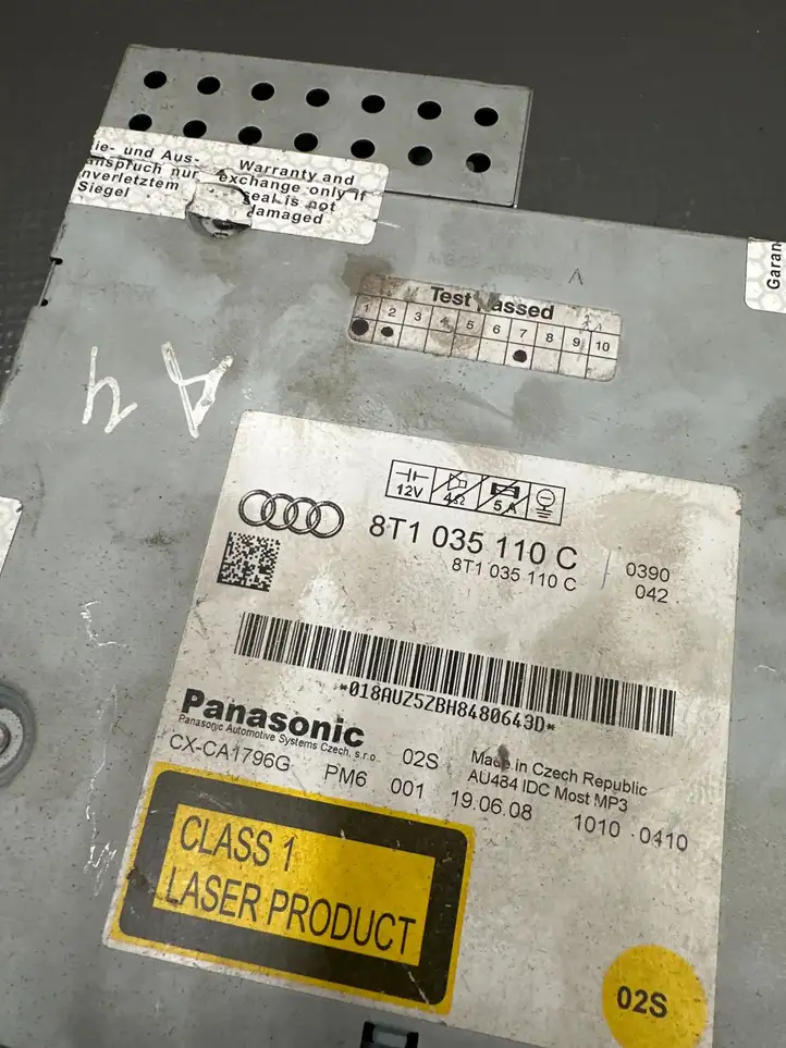 Audi A5 8T 8F (2007 - 2011) 8T1035110C CD/DVD чейнджер — фото 3