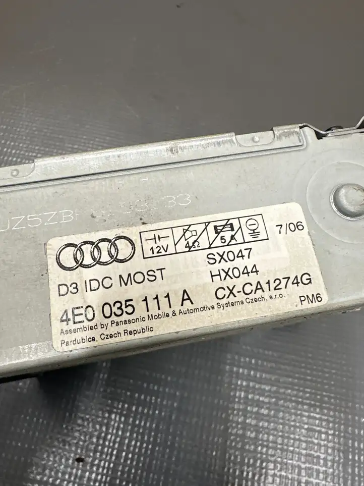 Audi A6 S6 C6 4F (2008 - 2011) 4E0035111A CD/DVD чейнджер — фото 4