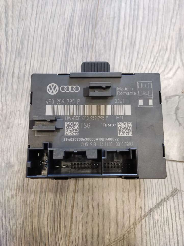 4F0959795P Audi Q7 4L Durų elektronikos valdymo blokas