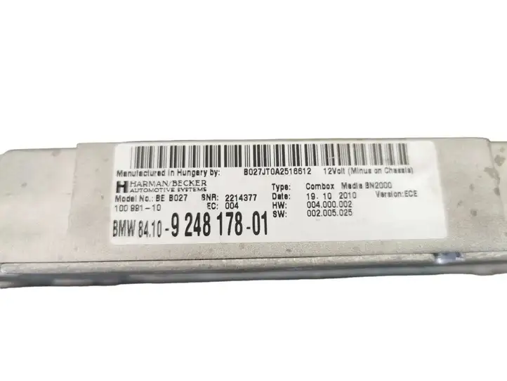 BMW 3 E90 E91 (2005 - 2012) 9248178 Усилитель звука — фото 5