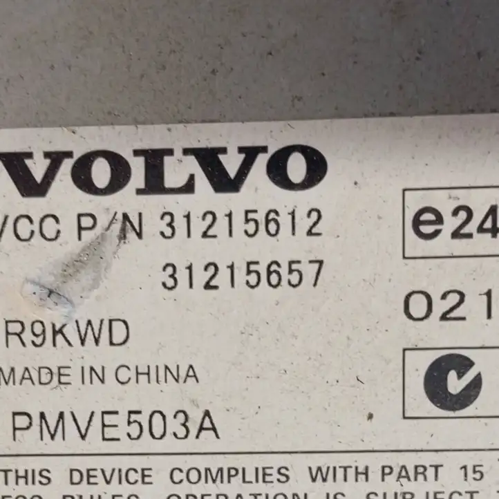 Volvo S80 (2006 - 2009) 31215657 Усилитель звука — фото 5