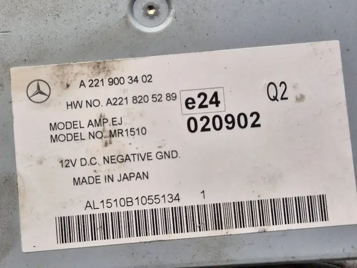 Mercedes-Benz S W221 (2005 - 2013) A2219003402 Усилитель звука — фото 3