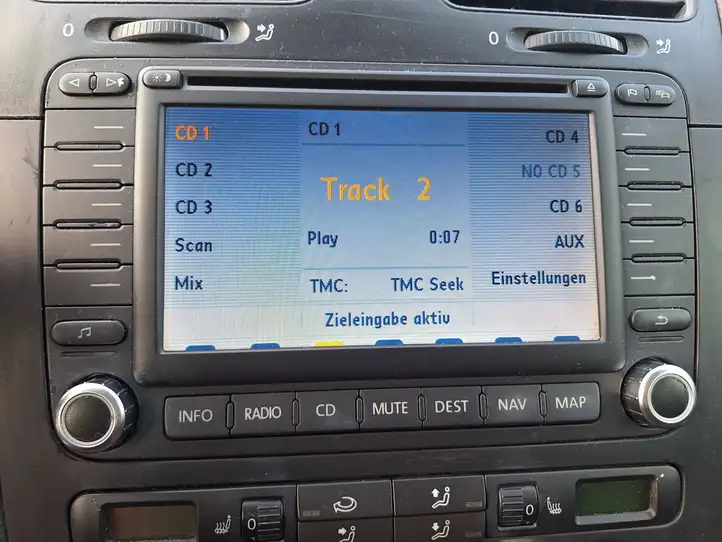 Volkswagen Touran I (2003 - 2010) 1K0035198A Магнитола / мультимедийная система — фото 3