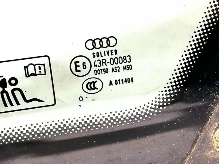 Audi A8 S8 D4 4H (2010 - 2014) 4H4845300 Заднее боковое стекло — фото 2