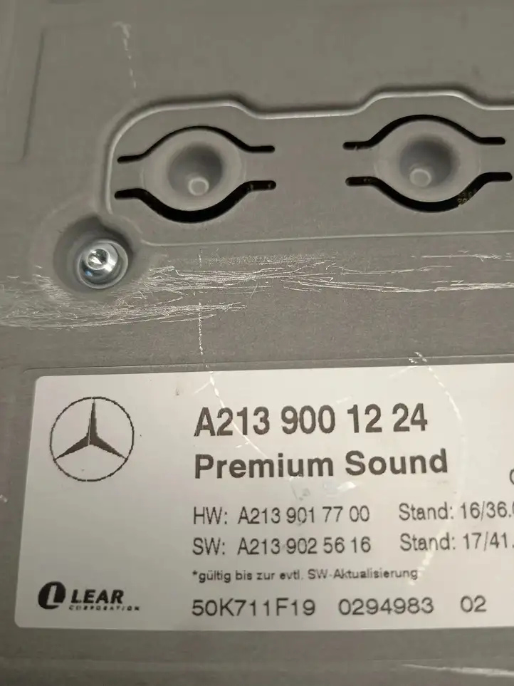 Mercedes-Benz S C217 (2015 - 2020) A2139001224 Усилитель звука — фото 4