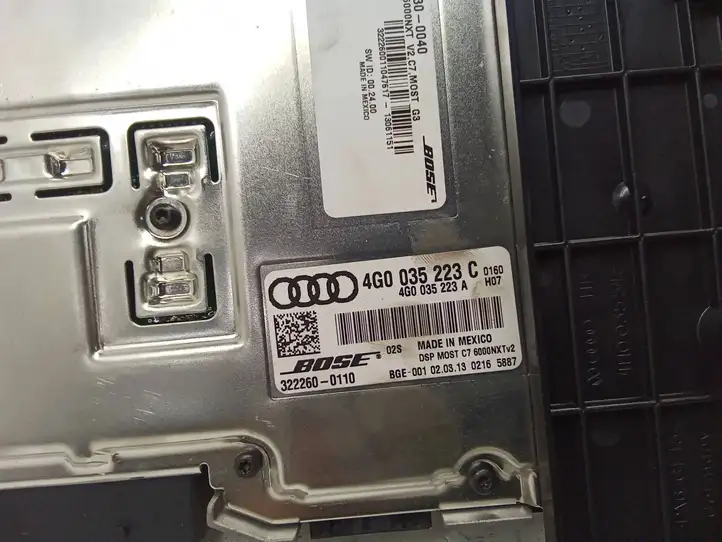 Audi A8 S8 D4 4H (2010 - 2014) 4G0035223A Усилитель звука — фото 3