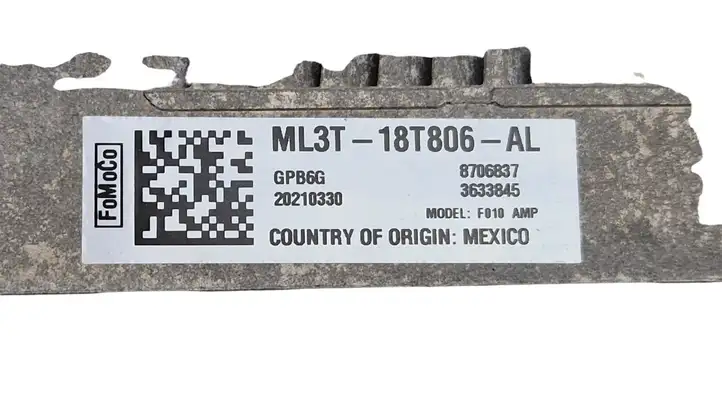 Ford F150 (2020 - ) ML3T18T806 Усилитель звука — фото 6