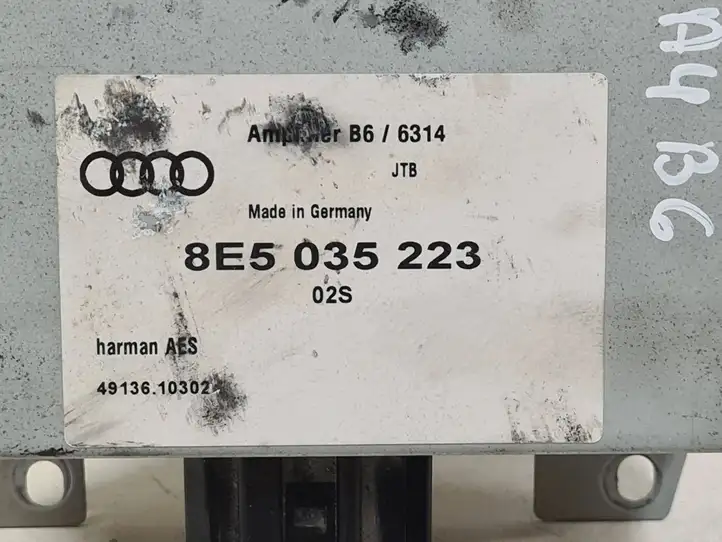 Audi A4 S4 B6 8E 8H (2000 - 2006) 8E5035223 Усилитель звука — фото 4
