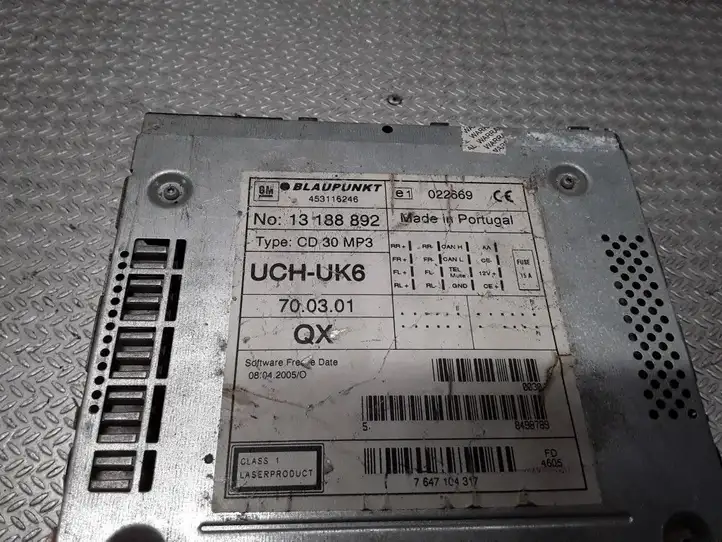 Opel Vectra C (2002 - 2005) 453116246 Магнитола / мультимедийная система — фото 2