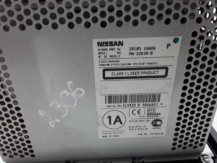 Nissan Micra (2010 - 2013) 281851HA0A Магнитола / мультимедийная система — фото 3