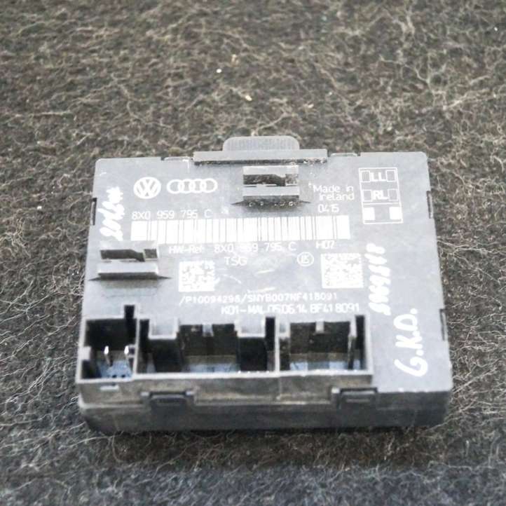 8X0959795C Audi Q3 8U Durų elektronikos valdymo blokas