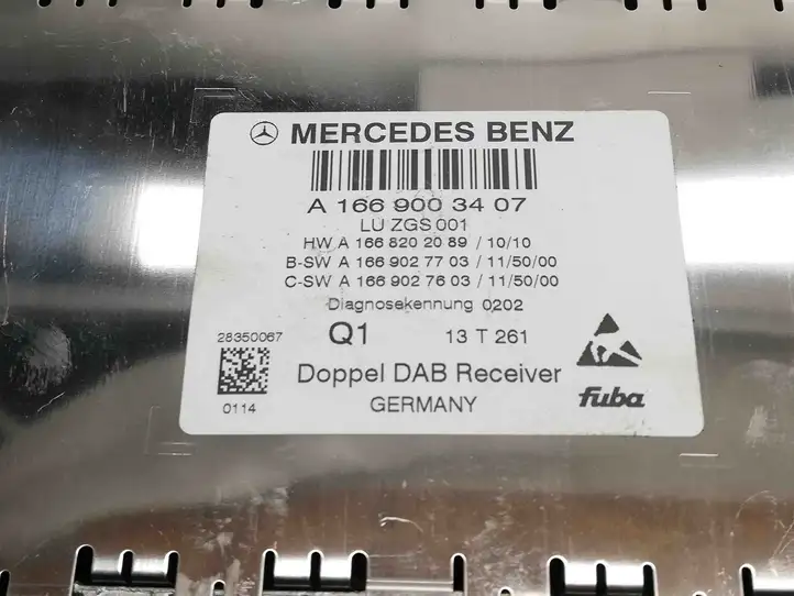 Mercedes-Benz E W212 (2009 - 2016) A1669003407 Блок Hi-Fi аудиосистемы — фото 4