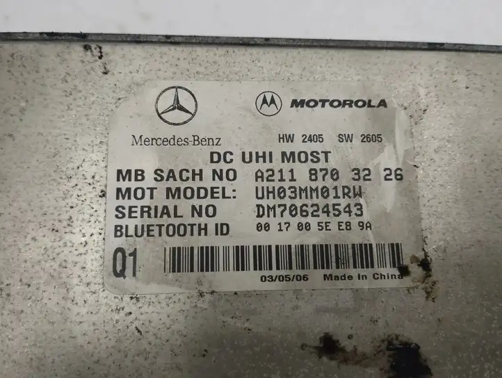 Mercedes-Benz ML W164 (2005 - 2011) A2118703226 Bluetooth модуль — фото 6