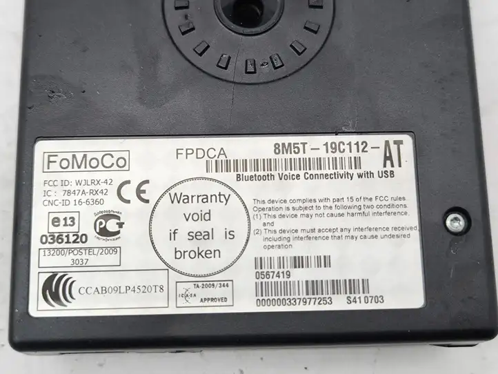 Ford Focus Grand C-MAX (2010 - 2019) 1549095452 Bluetooth модуль — фото 3
