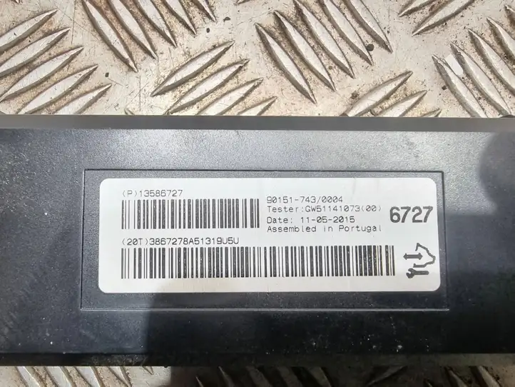 Opel Astra J (2012 - 2015) 13586727 Модуль управления кондиционером — фото 5