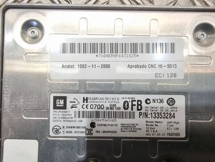 Opel Astra J (2012 - 2015) 1002112886 Bluetooth модуль — фото 6