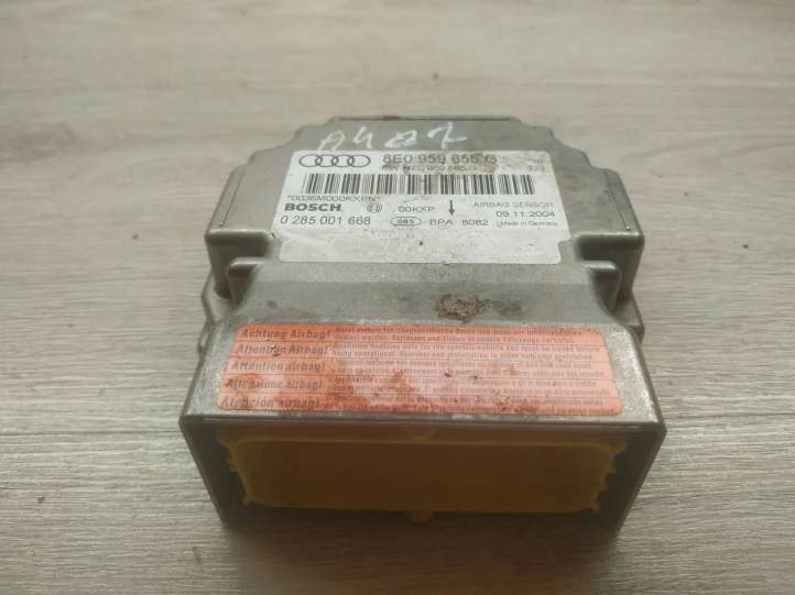 8E0959655G Audi A4 S4 B7 8E 8H Oro pagalvių valdymo blokas