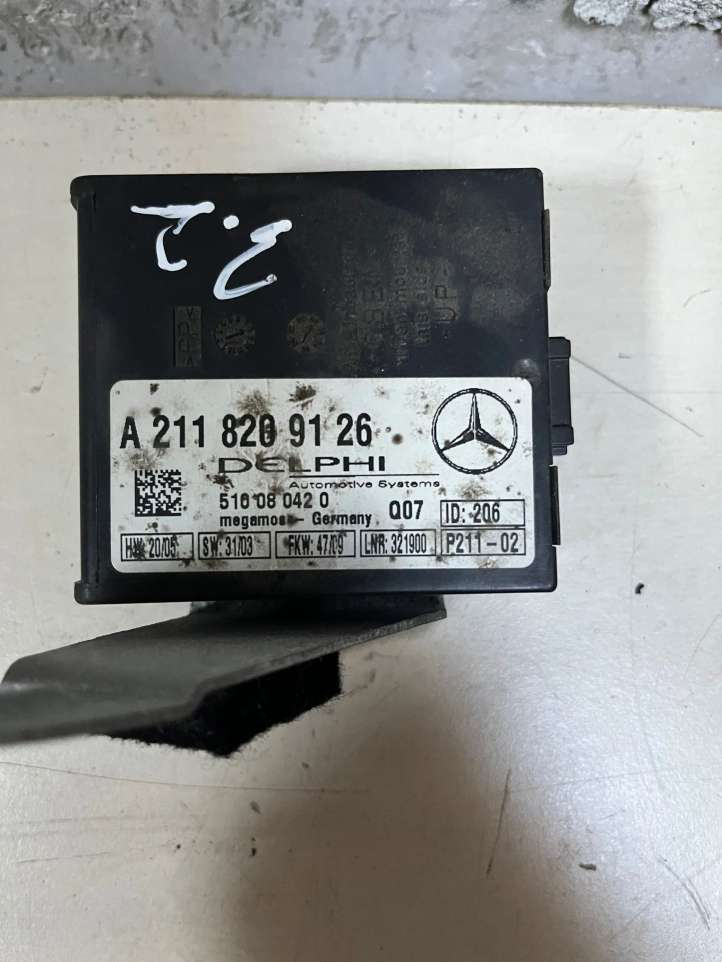 A2118209126 Mercedes-Benz E W211 Signalizacijos valdymo blokas