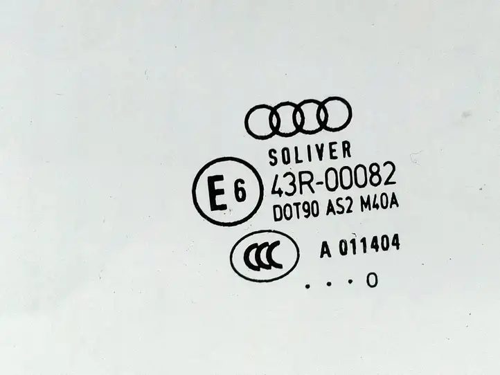 Audi A4 S4 B8 8K (2007 - 2011) 43R00082 Стекло задней двери — фото 2