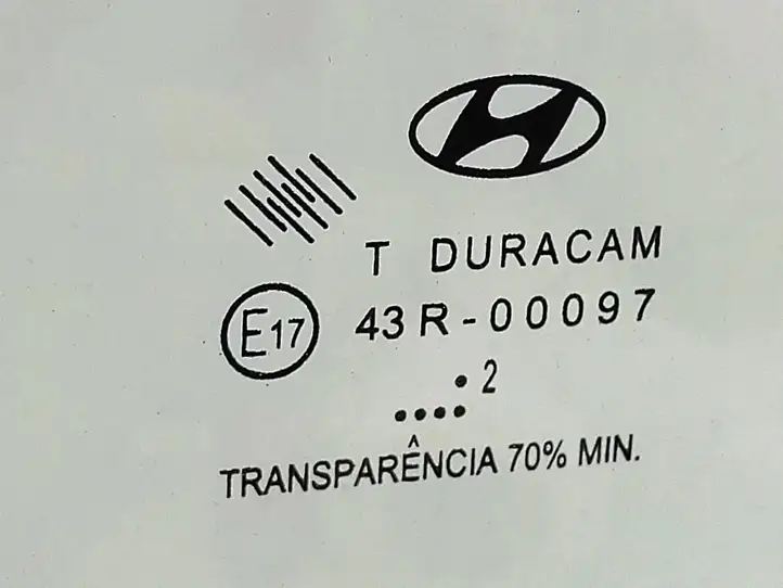 Hyundai i20 (PB PBT) (2008 - 2012) 43R00097 Стекло задней двери — фото 2