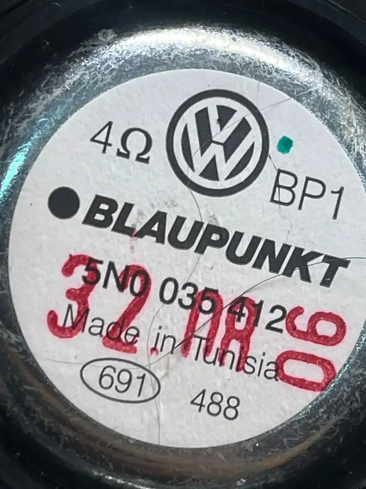 Volkswagen Tiguan (2007 - 2011) 5N0035412 Динамики передних дверей — фото 3