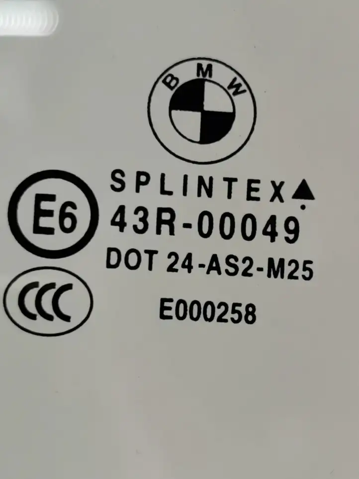BMW 5 E60 E61 (2004 - 2010) E643R00049 Стекло задней двери — фото 2