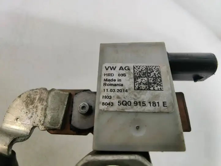 Audi A3/S3 8V (2012 - 2016) 5Q0915181E Минусовой провод аккумулятора — фото 6