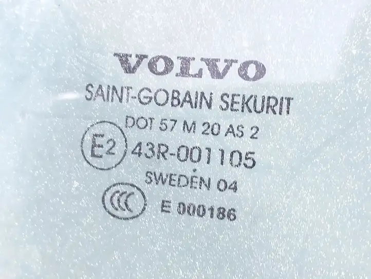 Volvo S60 (2000 - 2004) AS2 Стекло задней двери — фото 2