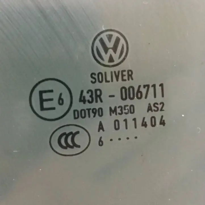 Volkswagen PASSAT B6 (2005 - 2010) 43R006711 Стекло задней двери — фото 6