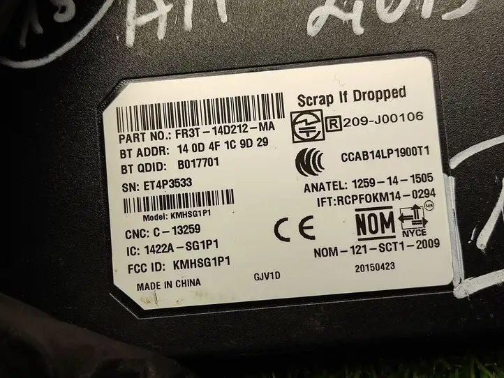 Ford Focus (2011 - 2015) FR3T14D212MA Bluetooth модуль — фото 2