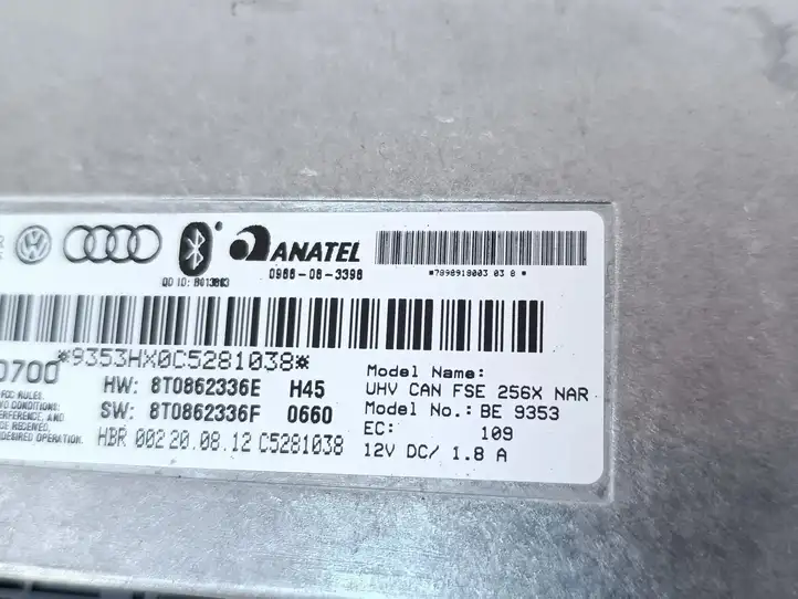 Audi A4 Allroad (2011 - 2016) 8T0862336E Bluetooth модуль — фото 7