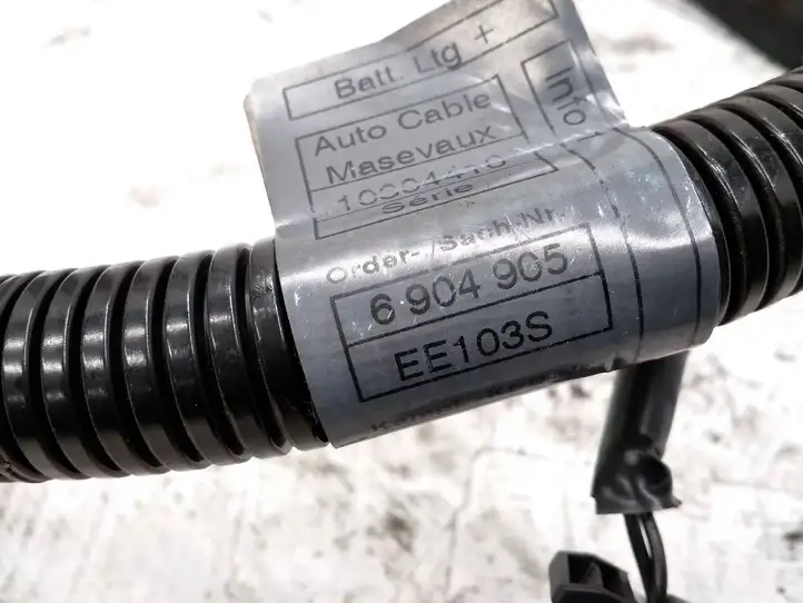 BMW 7 E65 E66 (2001 - 2008) 6904905 Плюсовой провод аккумулятора — фото 5