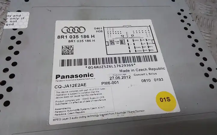 Audi A4 S4 B8 8K (2007 - 2011) 8R1035186H Магнитола / мультимедийная система — фото 5